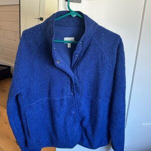 Vera Bradley Women's Blue Teddy Jacket